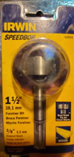 Irwin forstner 1 1/2" bit