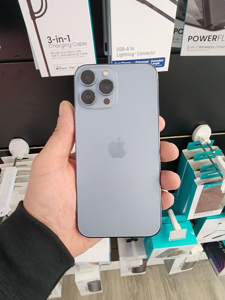 Apple iPhone 13 Pro Max 256GB in Sierra Blue (T-Mobile, Metro PCS, Simple Mobile, Sprint)