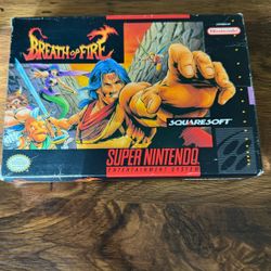 Breath of Fire (Nintendo SNES) CIB