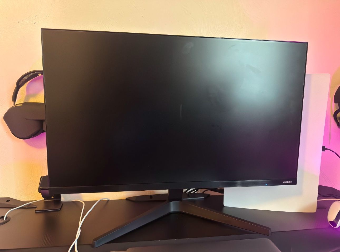 Samsung - 24” T350 Series IPS, FHD, AMD FreeSync Monitor - Dark Blue Grey
