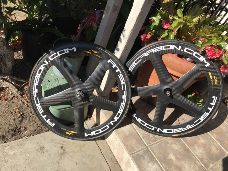 Rts carbon fiber track wheels/fixie