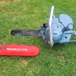 Vintage Homelite Chainsaw 