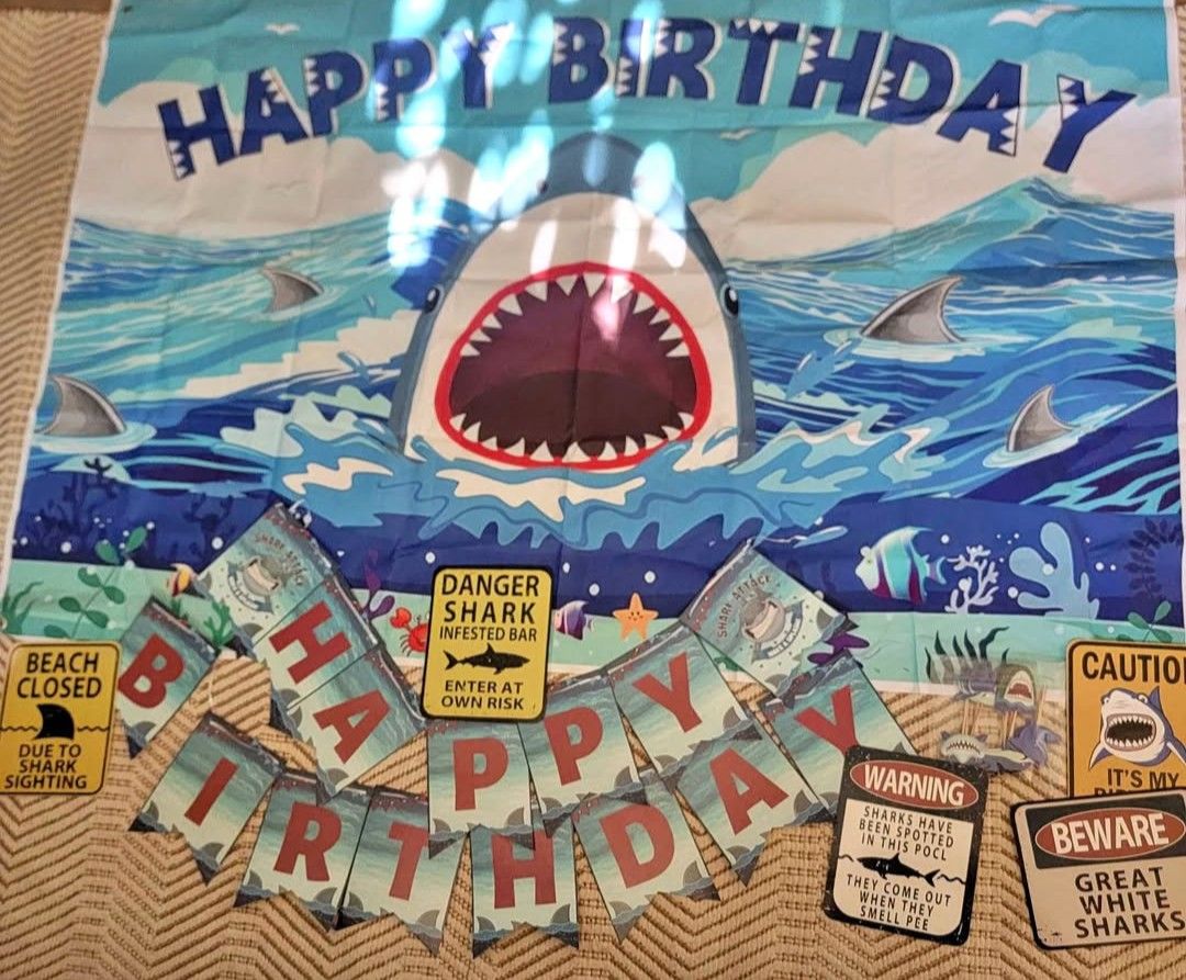 Shark Birthday Party Decorations
