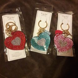 Heart  Keychains.  $5. Each
