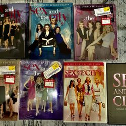 Sex and the City seasons 1-5 complete, Sex and the city movie, and songs