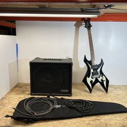 Electric Guitar and Amplifier 