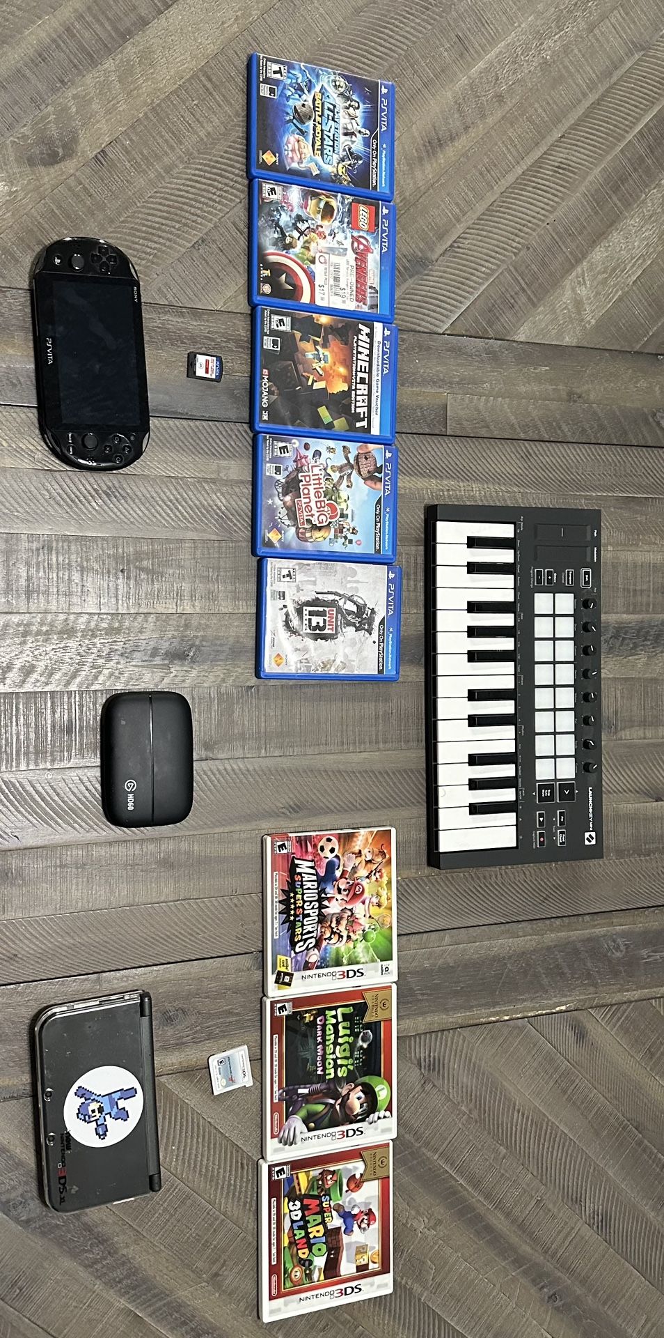 Ps Vita, 3ds Xl, Games, Elgato Hd 60 And Launchkey Mini