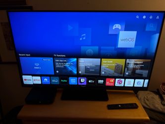 LG 55 inch 4K Smart TV w/ Stand