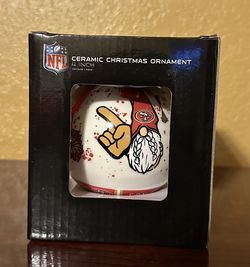 SF 49ers Christmas Ornament