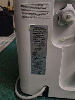 Deshumificador frigidaire aire portátil