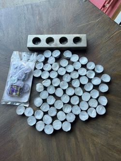 Tea lights and stand set 5 Dlrs