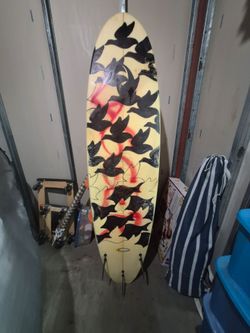 7’ Surfboard / Funboard with Fins