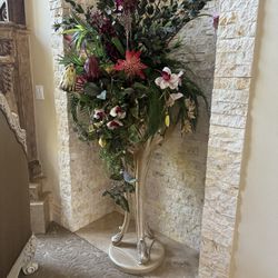 Two Large Vase Home Decor Flowers Decor