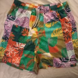 Barely Used SAXX Oh Buoy 2N1 Swim/Active Shorts (Men's Large)