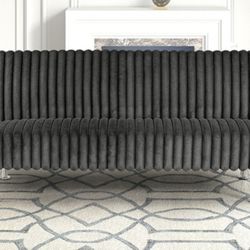 Brand New Dark Grey Futon Sofa Sleeper 