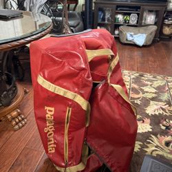 Patagonia Black Hole Wheeled Duffle Bag Red 