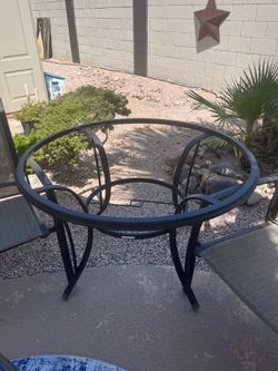 Hampton Bay Patio Table 2 Chairs. Table