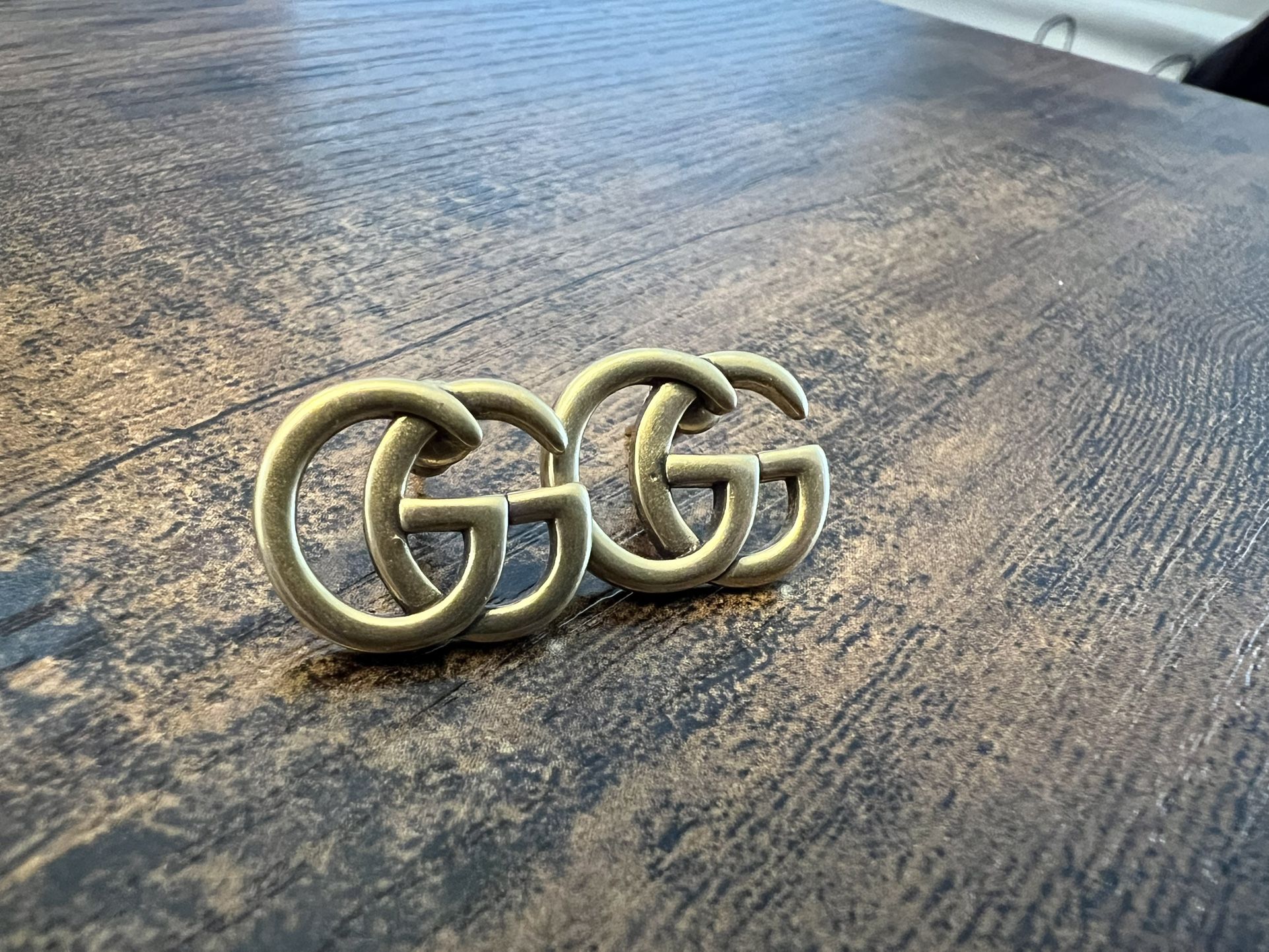Authentic Vintage Gucci GG Logo Studs
