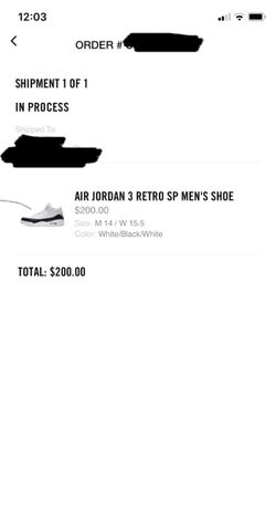 Jordan 3 fragments sz 14