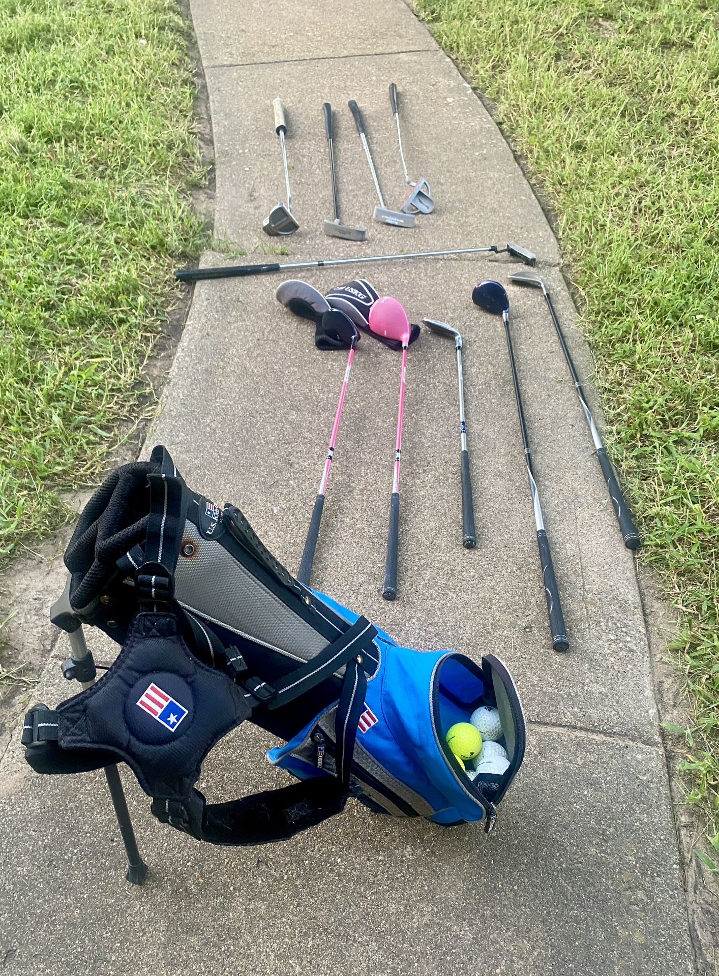 Golf Clubs with Bag
