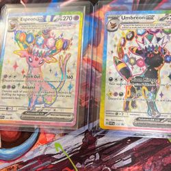 Espeon Ex 175 + Umbreon Ex 176 Black Star Promos