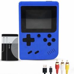 Handheld System Blue, Rechargeable Battery, Micro USB, Composite RCA