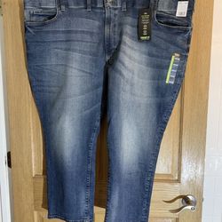 Lee Men's Big & Tall Extreme Motion Straight Fit Tapered Leg Jeans MADDOX 58x28 