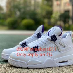 Air Jordan 4 Retro 'Purple Metallic'