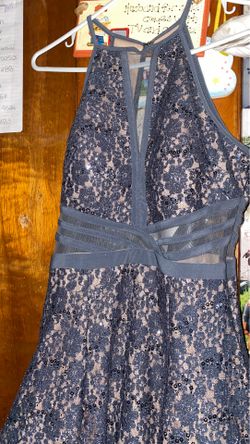 Charcoal / nude dress Brand New
