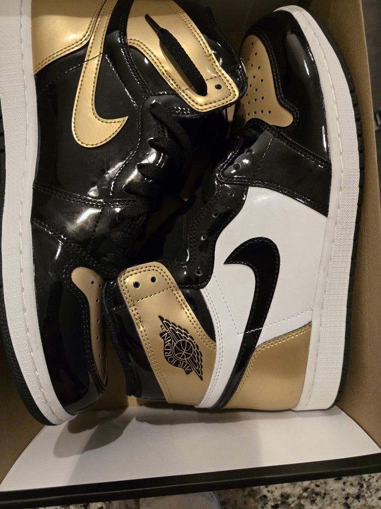 Jordan Retro 1 NRG 'Gold Toe' NEW /RARE