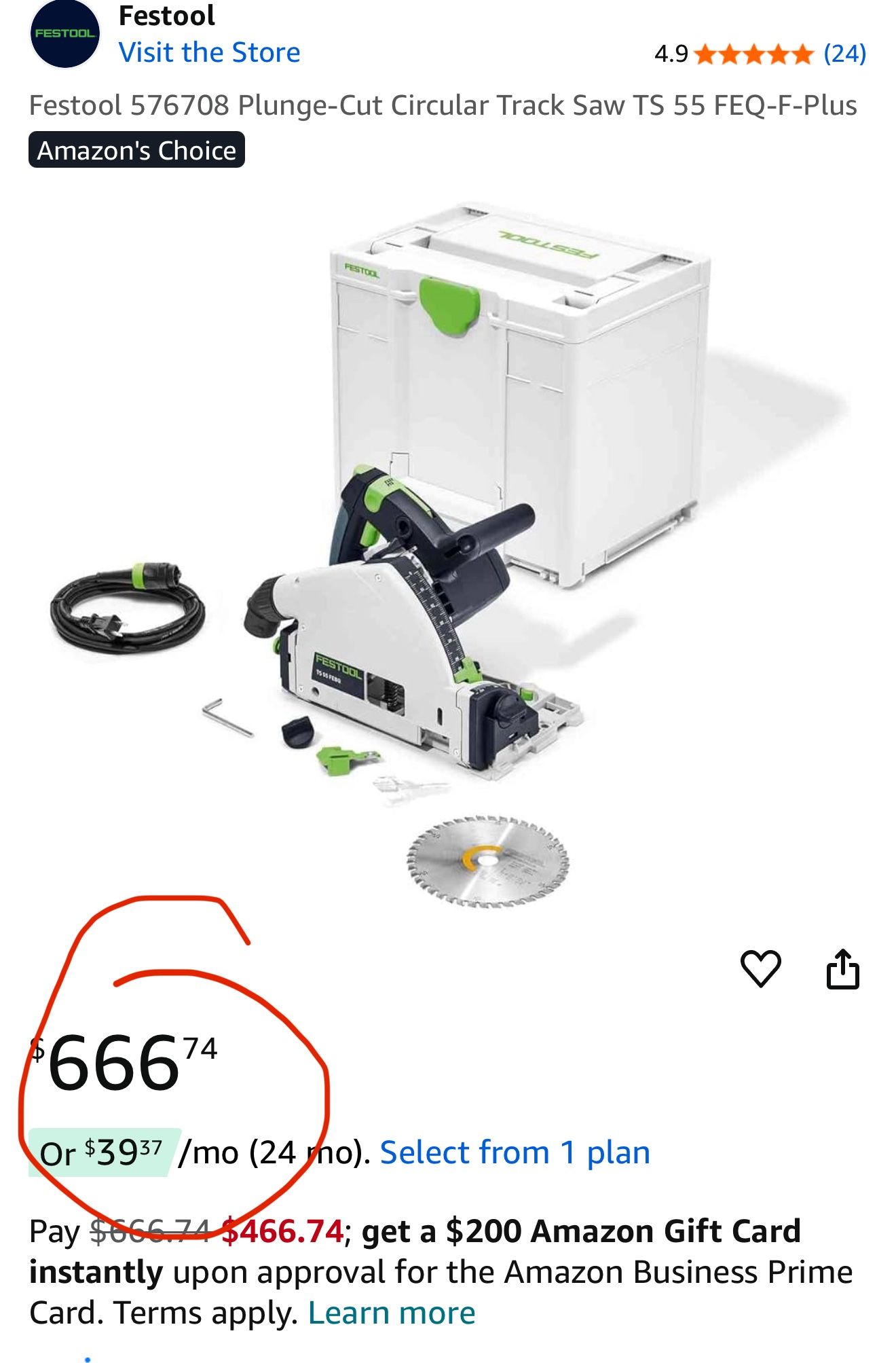 Festool TS-55. Track saw