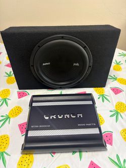 Crunch amp and speaker