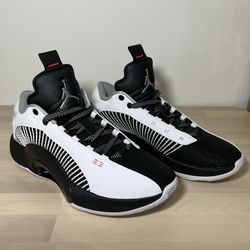 Jordan 35 Low White Black BRAND NEW Size 9