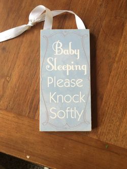 Knock Softly Door Hanger