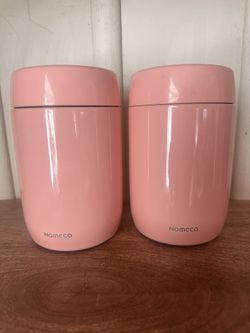 2 Pink Soup Thermal Bottle Containers