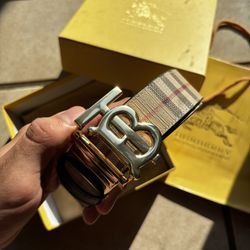 BURBERRY TB BELT - MENS