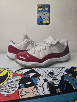 Cherry Jordan 11 Lows, Size 10.5