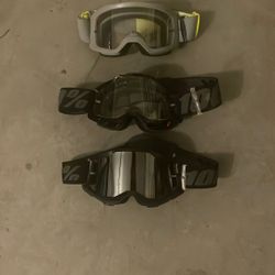 100% And Fox Goggles