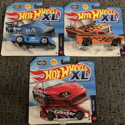 Hot Wheels XL Lot Of 3 Vehicles 