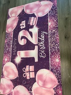 Birthday Banner - 12 YO