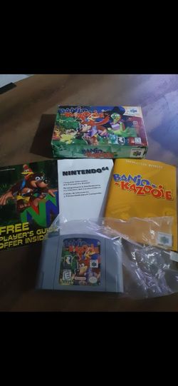 BANJO-KAZOOIE N64 game.