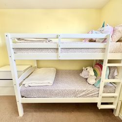 White Bunk Bed