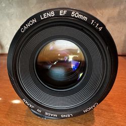 Canon Lens EF 50mm 1:1.4