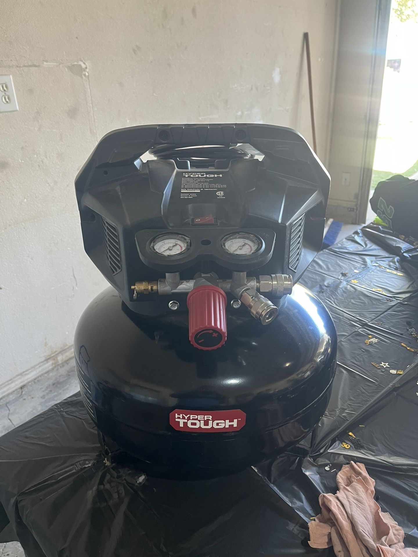 Hyper Tough Air Compressor 6 Gallon