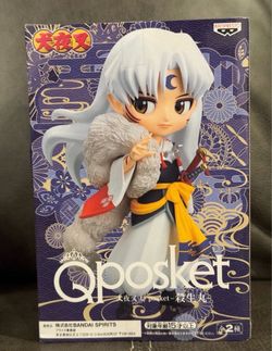 Qposket Inu Yasha Sesshomaru Figure Ver A Banpresto Q Posket Japan Import
