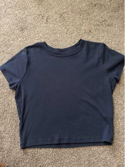 Dark blue Hollister baby tee