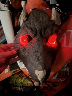 Light Up Rat Mask 