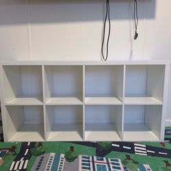 Ikea kallax shelving unit white