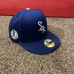 New Era 59Fifty 7 1/2 Fitted Hat Royal Blue, Chicago White Sox (Rare)