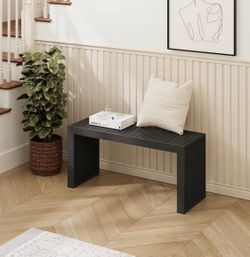 Black Modern Bench